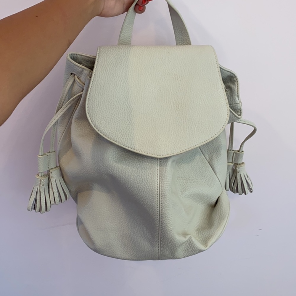 Zara vegan leather backpack